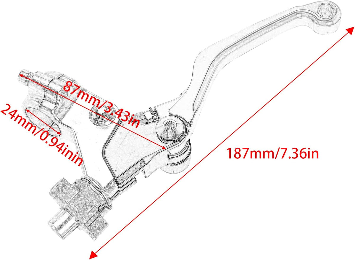 Handlebar Clutch Lever Compatible with Yamaha YZ 85 125 250 250F 426F