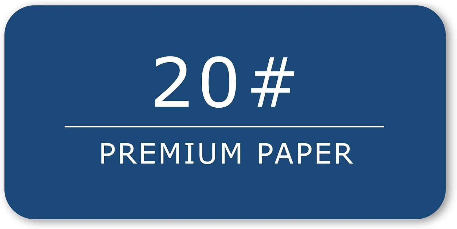 Signature Collection Composition Spiral Notebook, Wirebound Comp Book, College Ruled 20 lb Premium Paper, 70