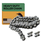 PGN #140 Heavy Duty Roller Chain - 10 Ft + 2 Free Links - 67 Links