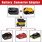 Adapter for Dewalt 20V Battery to Black+Decker/Porter Cable Cordless Tool