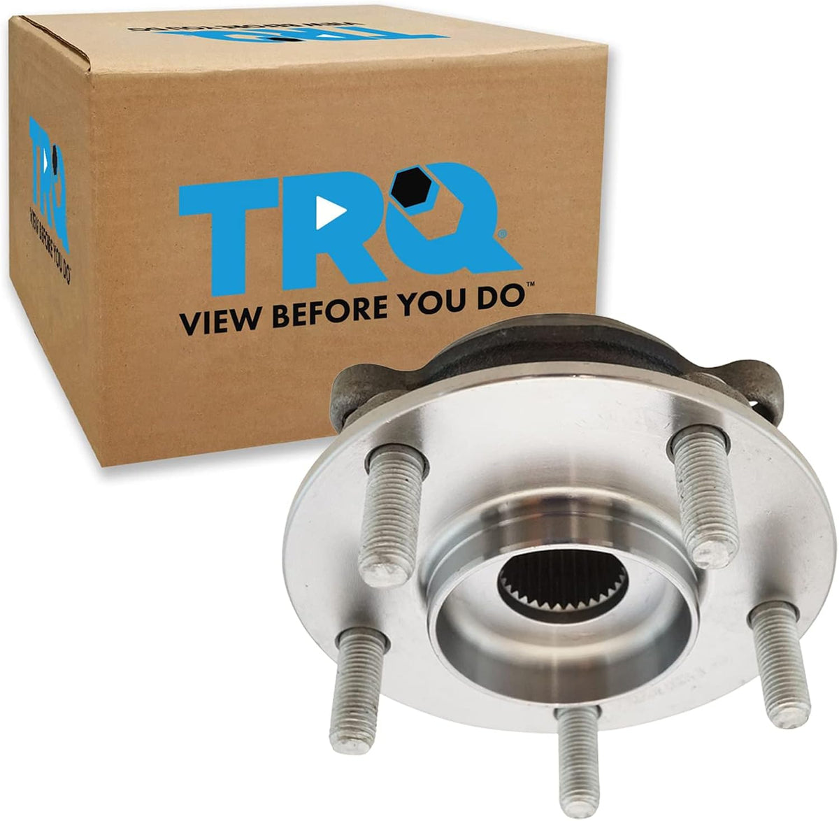 TRQ Front Wheel Bearing and Hub Assembly