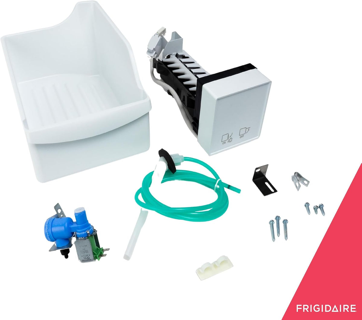 Frigidaire IM116000 Ice Maker Assembly Kit for Refrigerators, White
