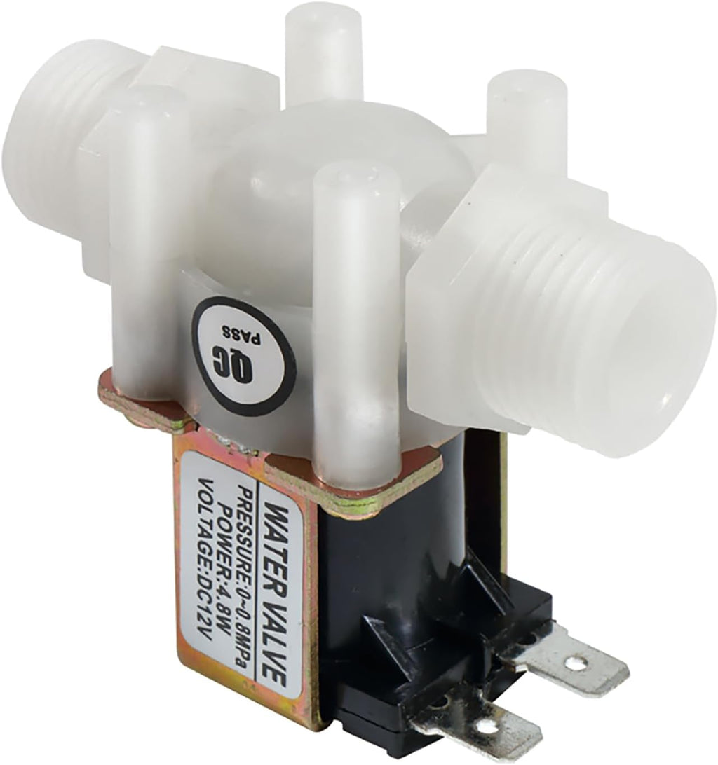 1/2" DC 12V Solenoid Valve N/C Normally Closed Water Inlet Flow Switch