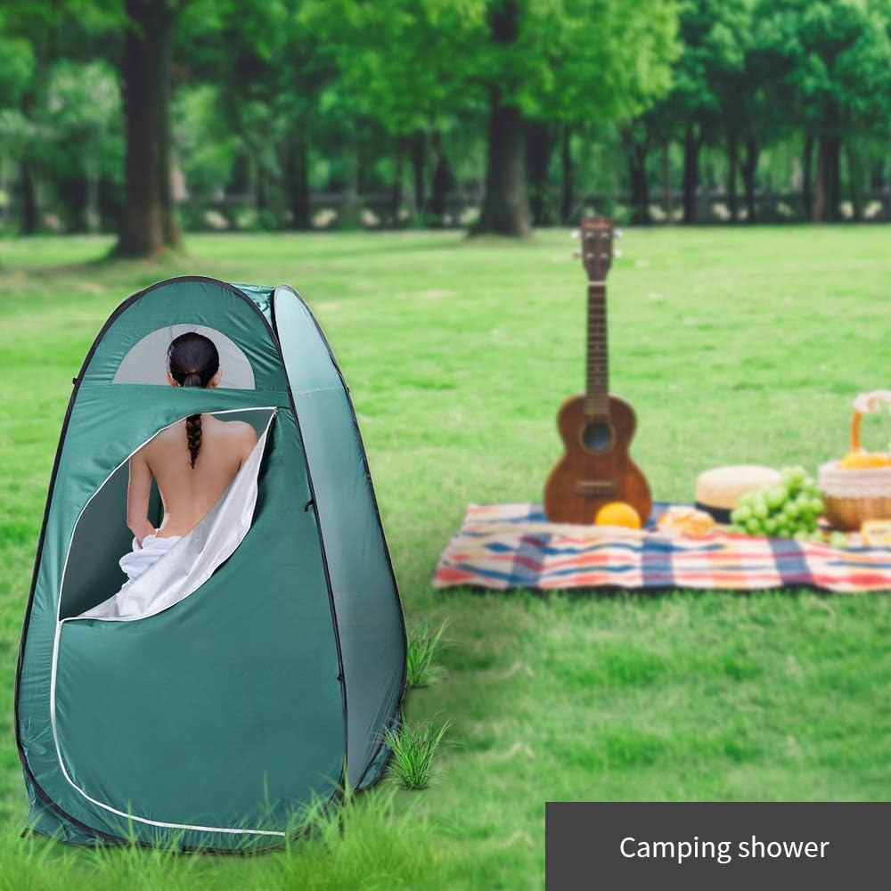 Pop Up Privacy Tent,Shyneer Shower Changing Dressing Toilet Tent Portable Camping Privacy Shelters Room with Carrying