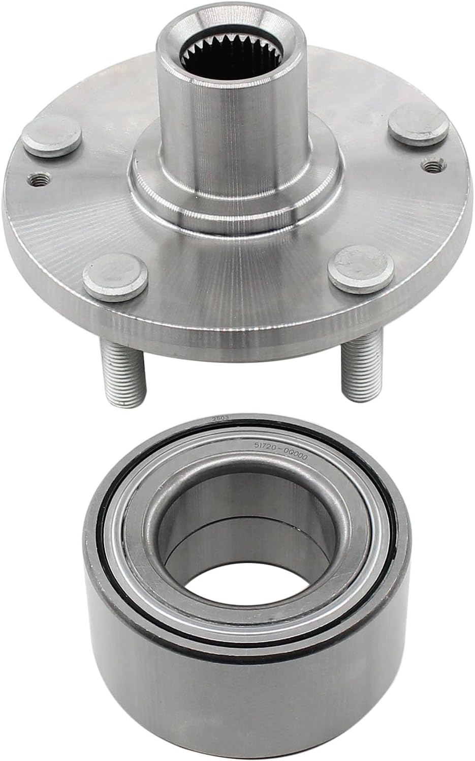 Front Driver and Passenger Side Wheel Bearing Hub for Hyundai,Kia