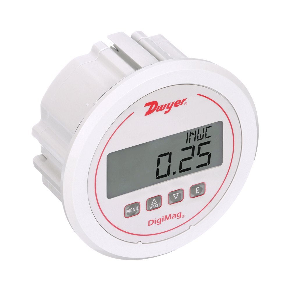 Dwyer DigiMag Series DM-1000 Differential Digital Pressure Gauge, Range 0-10"WC