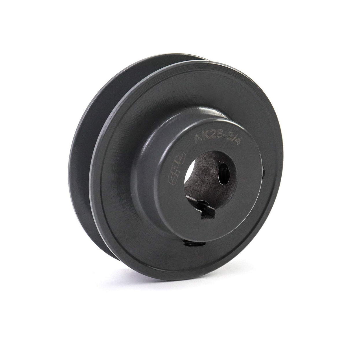 QWORK Single Groove Web Sheaves, 2.85" OD 3/4" V-Belt Sheave for V-Belt, AK2834