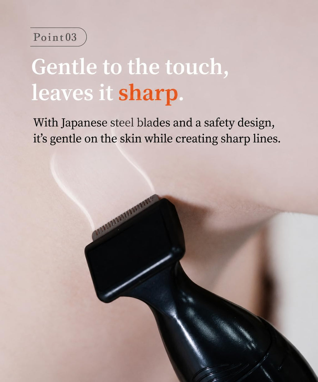 Mustache Trimmer for Men, Precision Beard Trimmer, IPX8 Waterproof