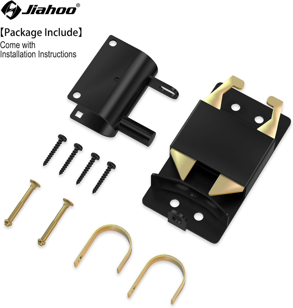 2 Way Farm Gate Latch, Heavy Duty Gate Latches for Metal Tube Gates