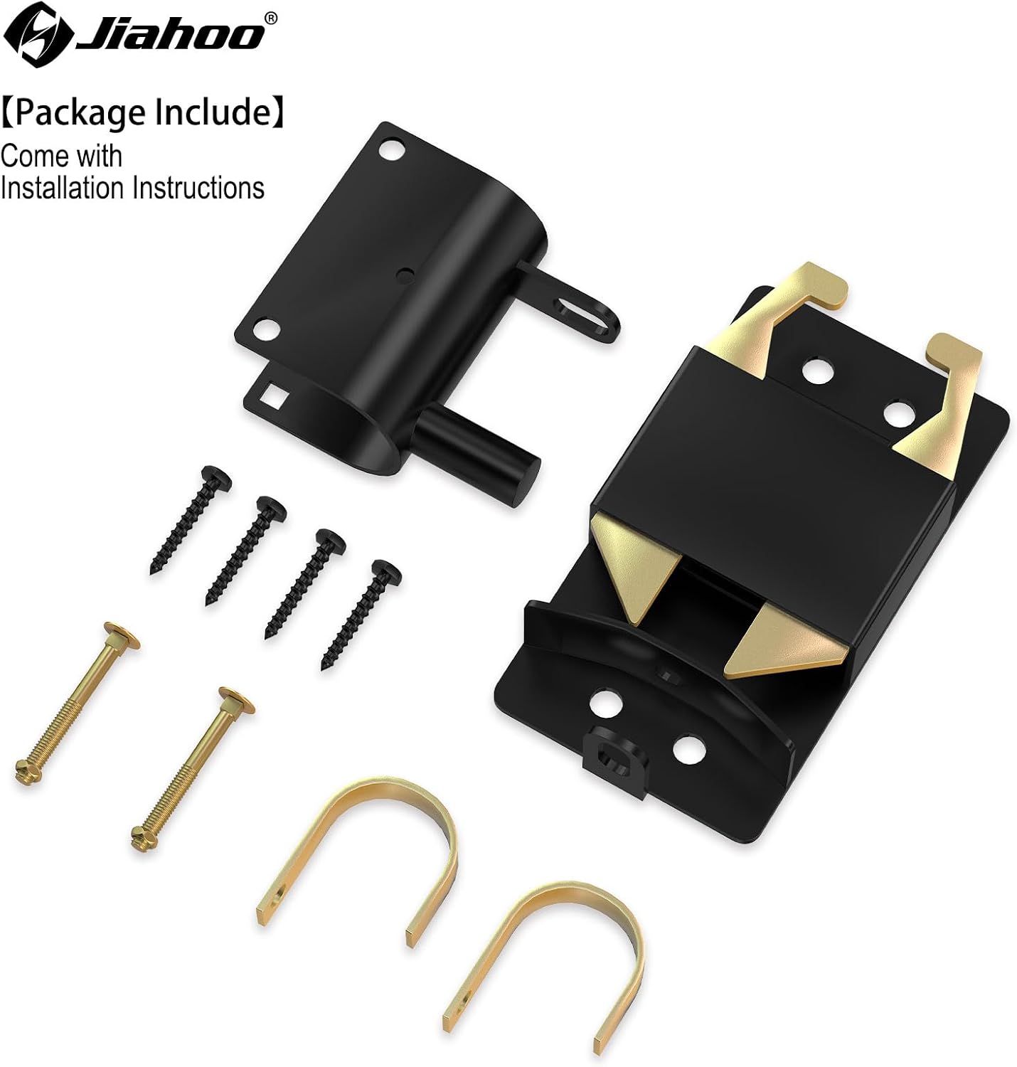 2 Way Farm Gate Latch, Heavy Duty Gate Latches for Metal Tube Gates