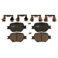 TRW Pro TRC0817 Disc Brake Pad Set For Scion tC 2005-2010, Front, And Other Applications