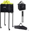 Portable Pickleball & Tennis Ball Hopper - Pickleball Collector Retriever Basket Carrier Gatherer Picker Container
