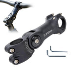 Adjustable Bike Stem 120mm Riser for MTB/E-Bike Commuting Cycling