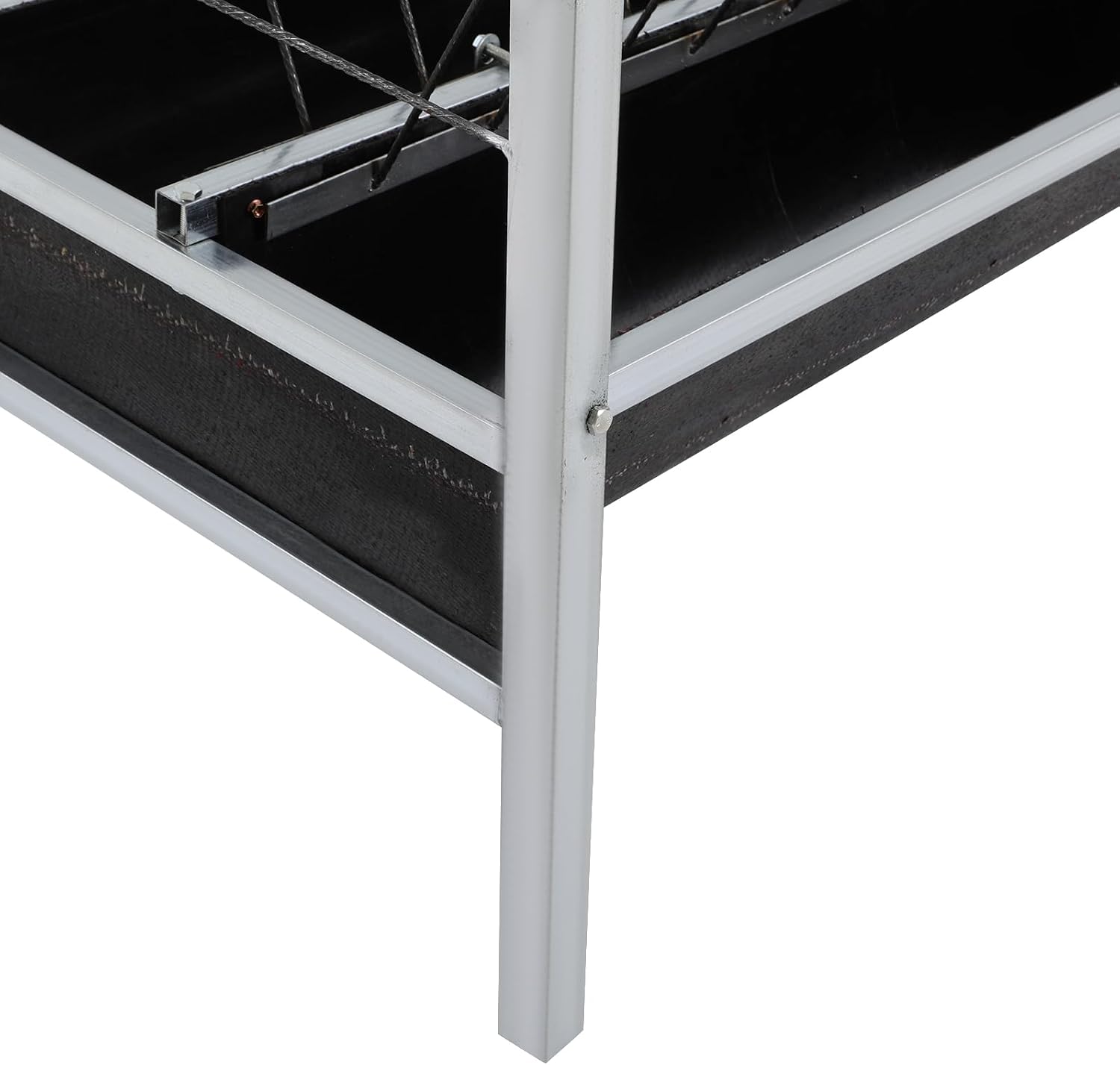 Feed Trough, 2-in-1 Grain & Hay Feeder Livestock Feeding Trough, Rectangular Livestock Feeder Trough Pasture Farm