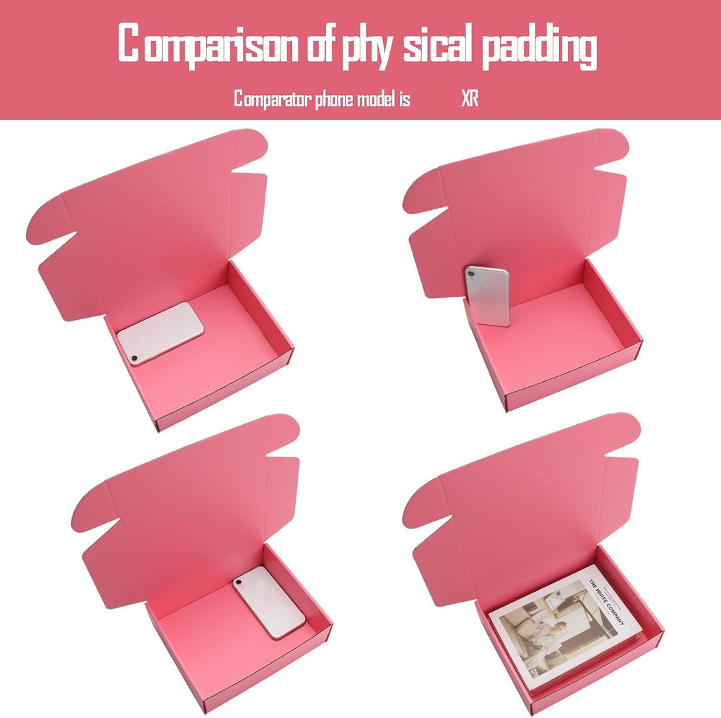 Pink Shipping Packaging MEIANJU Hard Cardboard Shipping Box Gift Wrap Boxes