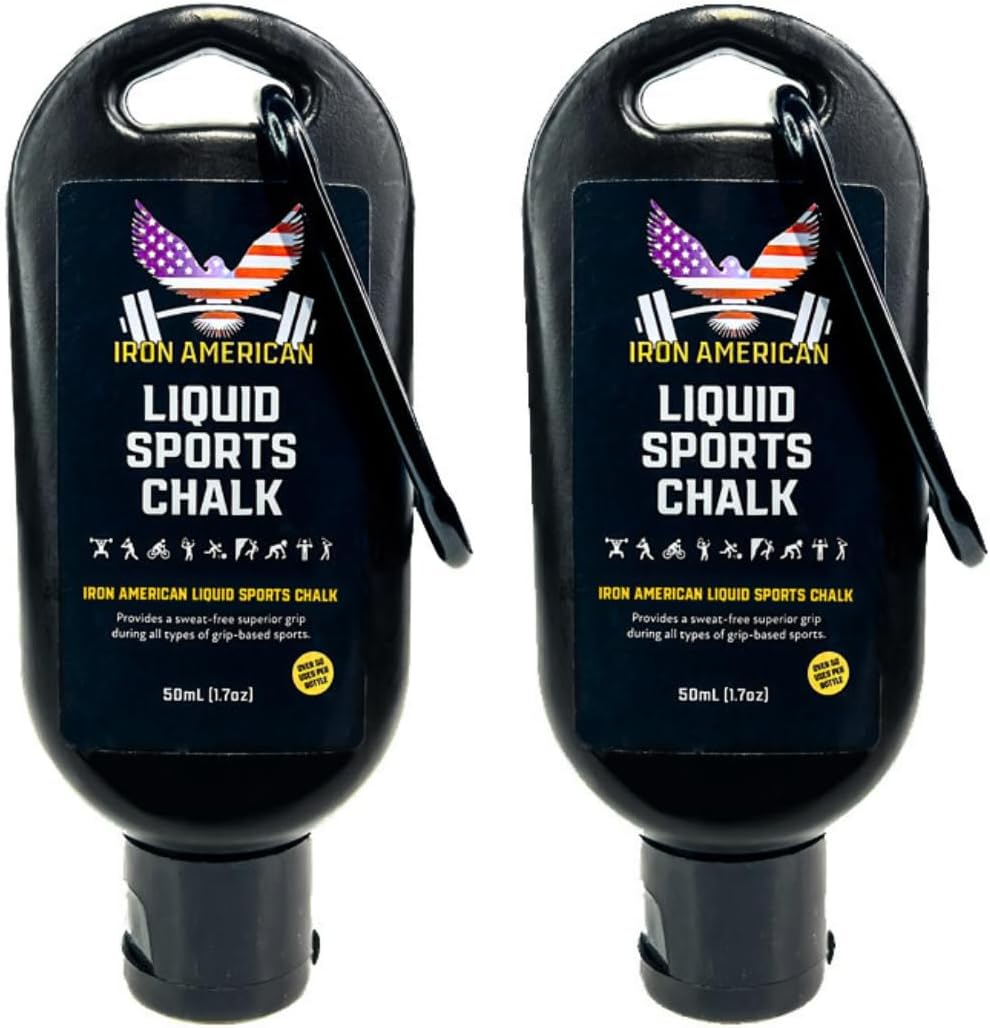 Liquid Chalk - No-Mess Long-Lasting Grip Chalk for Weightlifting, Gymnastics, Rock Climbing, and Fitness Training
