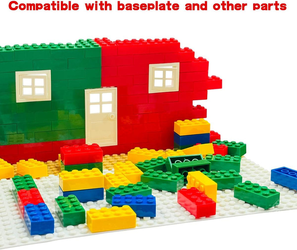 120Pieces Classic Building Bricks Blocks Toy Set 2x4 MOC Building Basic Bricks Parts and Pieces Compatible with Major