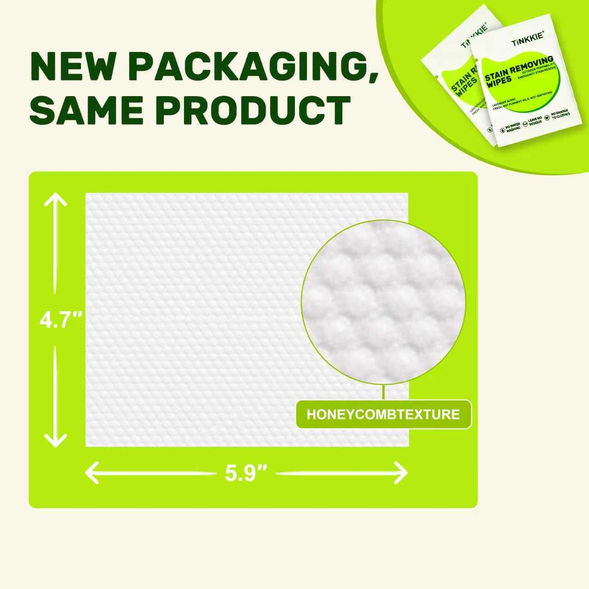 Stain Remover Wipes for Clothes & Fabric, 26 Pack