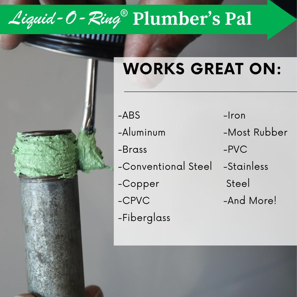 Plumber’s Pal Non-Hardening PTFE Thread Sealant Paste (5oz) | Seals Worn Metal and Plastic Pipe Threads, High