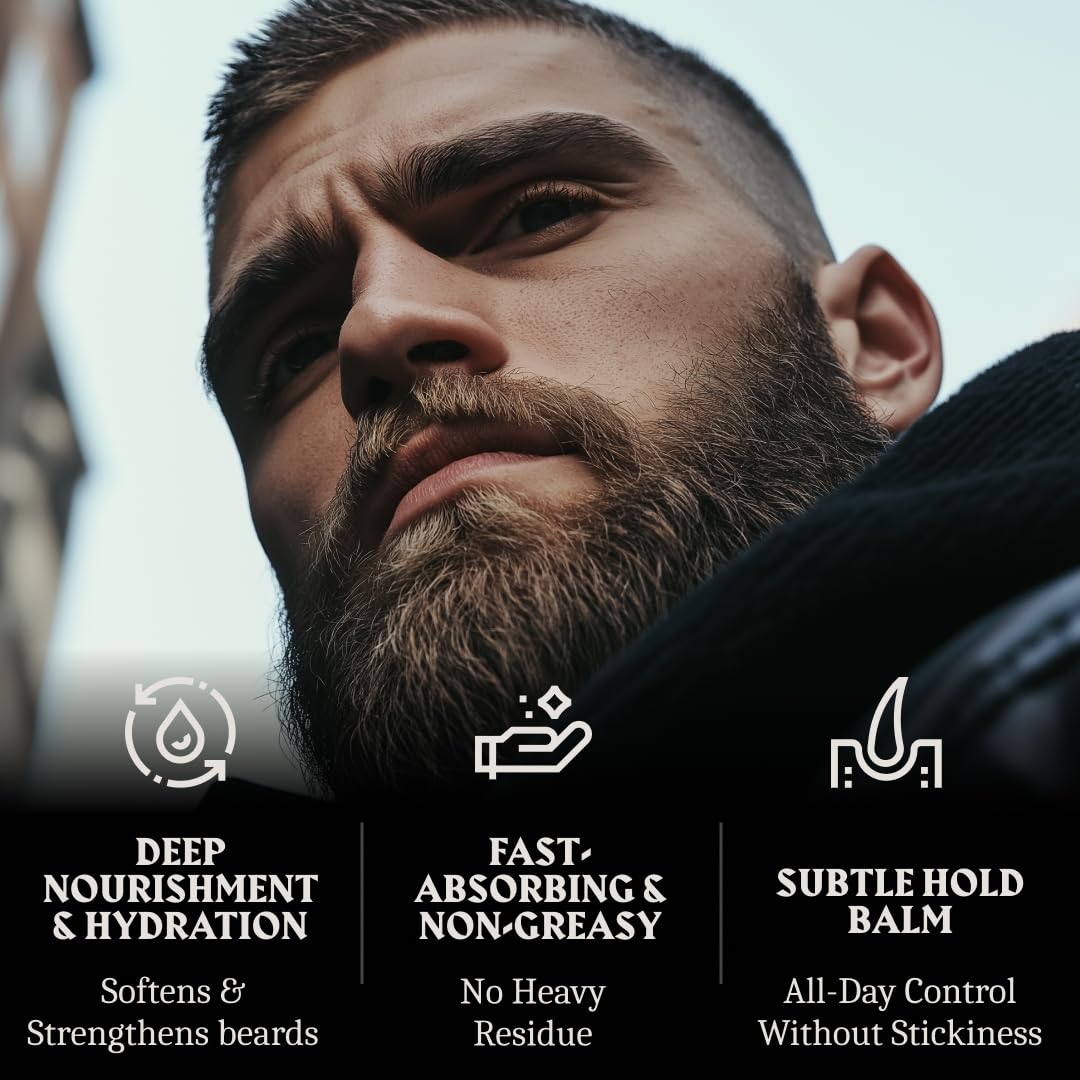Beard Oil and Balm - 30 g Each, Unscented