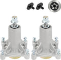 2 Pack 187292 192870 532187281 532187292 567253301 587819701 yth22v46 yth24v48 Spindle 187292 Mandrel Assembly 42" 46" 48" 54" Mower Deck Spindle Compatible with Husqvarna Craftsman Ariens Poulan Pro