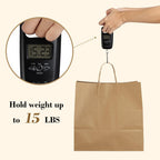 Kraft Paper Bags with Handles 12x7x12 Inch Large Brown 100 Bulk