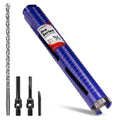 1-1/2" Core Drill Bit with Pilot Bit & Adapters(SDS Plus and 1/2" Hex), 5/8"-11 Thread, 9.5" Depth, Upgraded-Welded