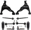 TRQ Front Steering & Suspension Kit Control Arm with Ball Joint Steering