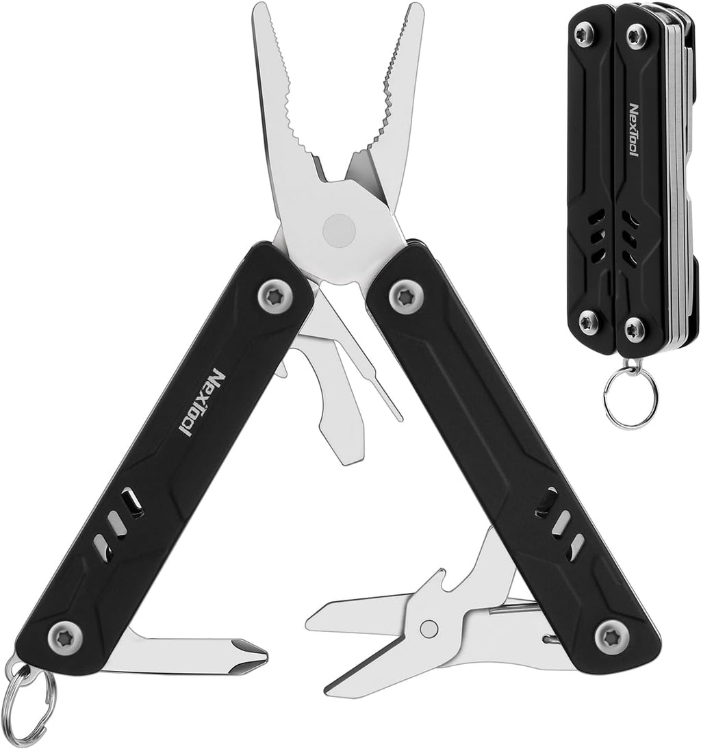 Mini Sailor Lite Keychain Multitool, Bladeless | 9-in-1 Small Multitool, TSA-Compliant, EDC Tools with SIM Extractor