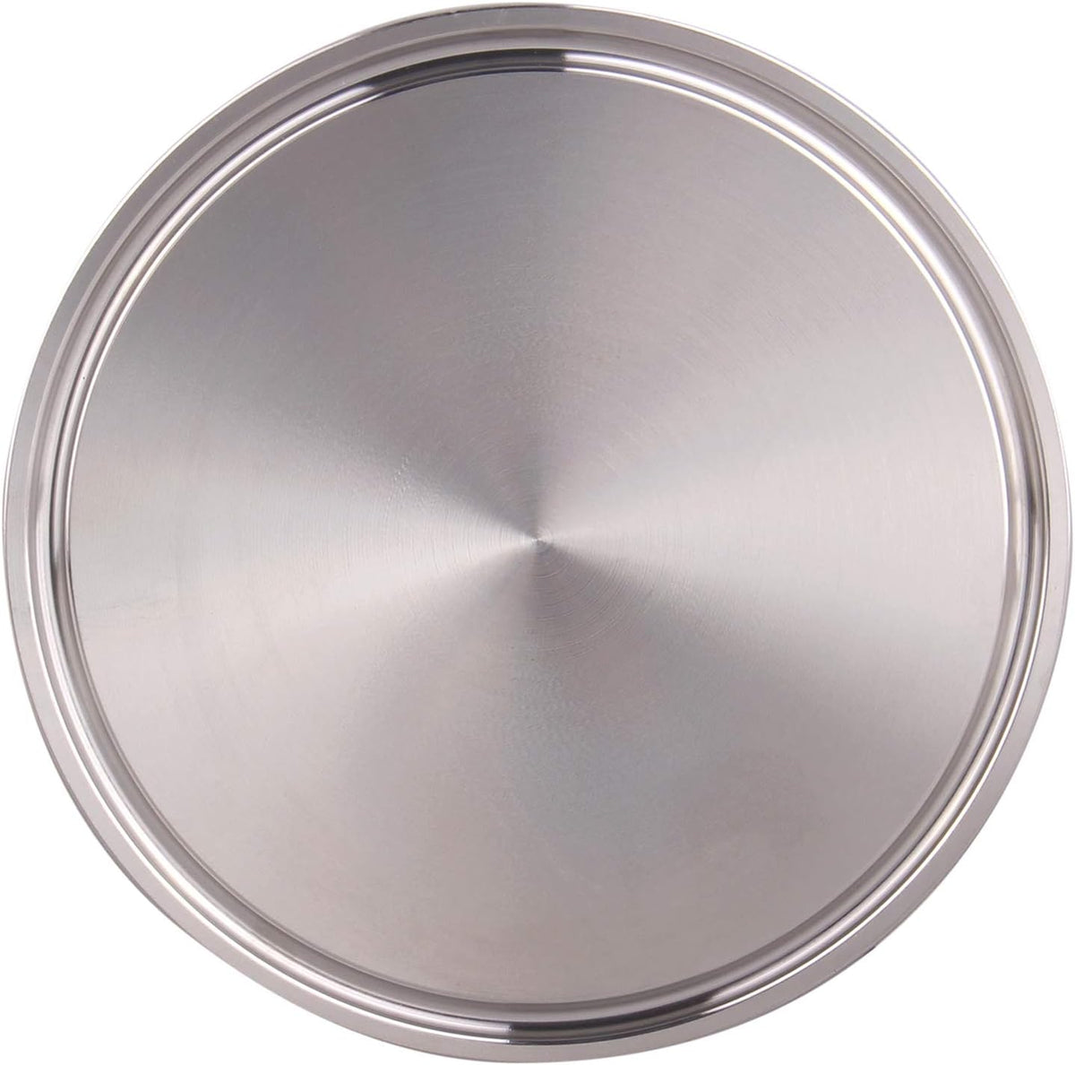 DERNORD Stainless Steel 304 Sanitary Fitting Clamp End Cap fits Tri-Clamp Ferrule Flange (3" (76mm) Tube OD)
