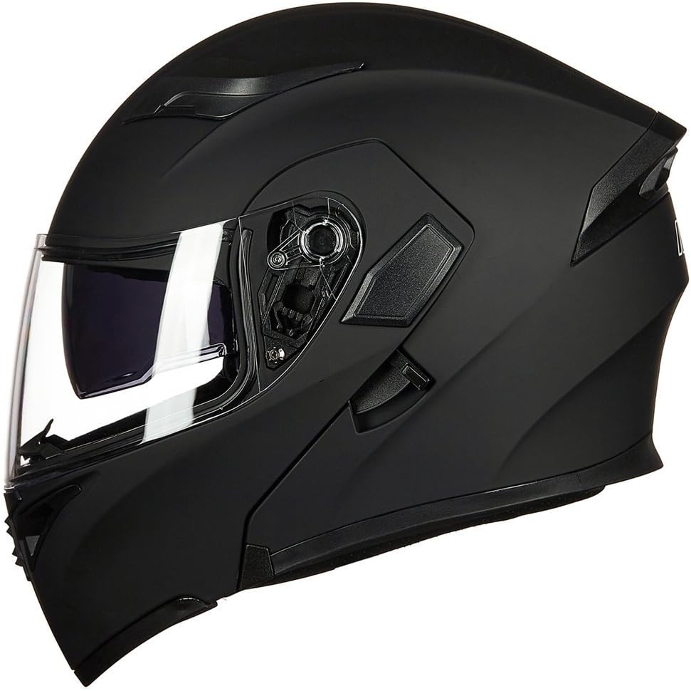 Motorcycle Dual Visor Flip up Modular Full Face Helmet DOT Model 902/902L