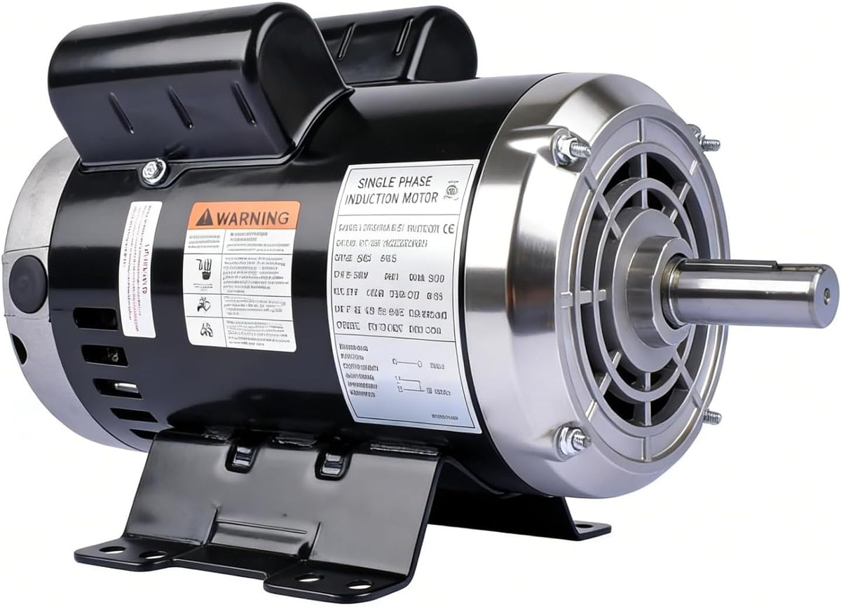 54421193 5HP Air Compressor Motor for Ingersoll Rand, Single Phase