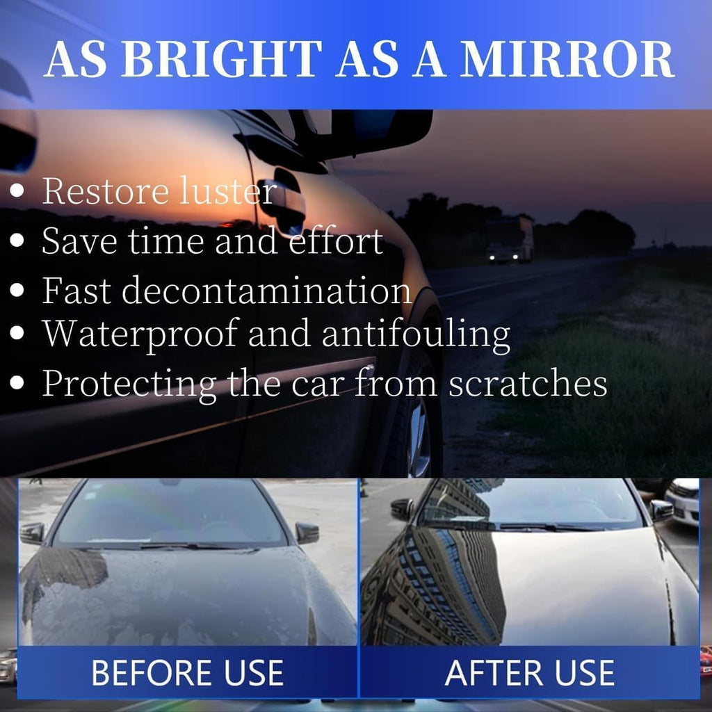 Car Ceramic Coating Spray | Ceramic Paint Sealant, Extremely Hydrophobic Ceramic Spray, Clean, Shine, Protect Paint