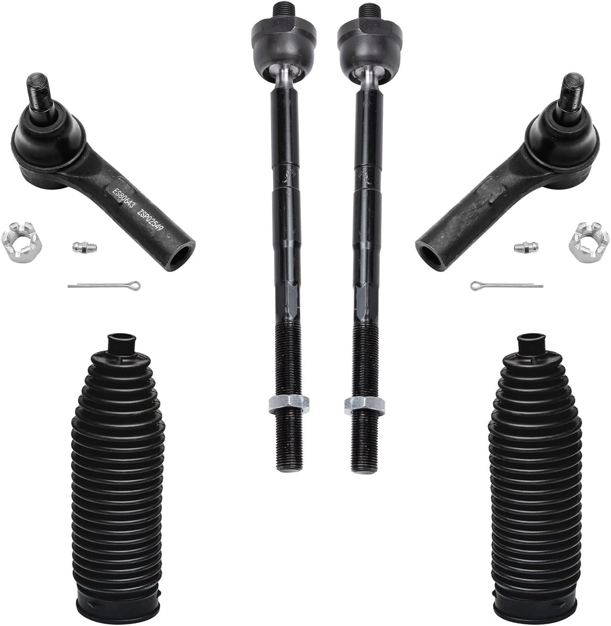 Detroit Axle - Front Tie Rods for 2005-2010 Jeep Grand Cherokee Commander