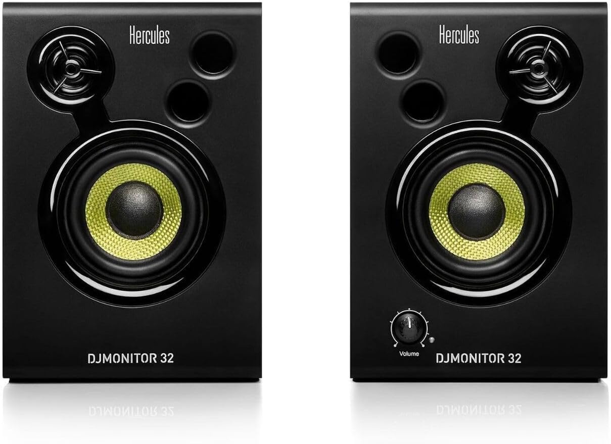 DJLearning Kit MK II, DJ Controller with Speakers and Headphones, Beginner DJ Set with Jog Wheels, 2 Deck DJ Mixer