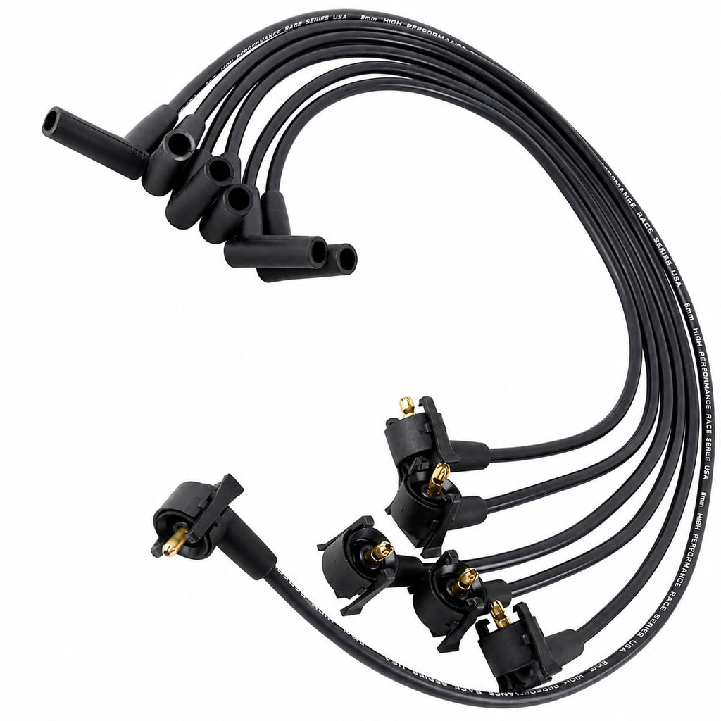 ST-6093 Ignition Spark Plug Wire Set 8mm 6-Pack for Ford