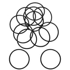 uxcell 10Pcs AS-028 NBR 70A O-Rings 1-3/8"ID x 1/16"CS/1.364"ID x 0.07"CS