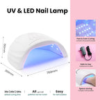 Beetles 85 Pcs Gel Nail Polish Kit with U V Light -35 Colors Gel Polish Kit