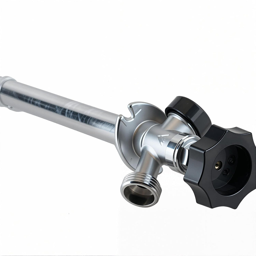 Frost Free Sillcock 14 Inch with Vacuum Breaker - Push Fit Connection - Lead-Free Brass Outdoor Faucet, Anti-Siphon
