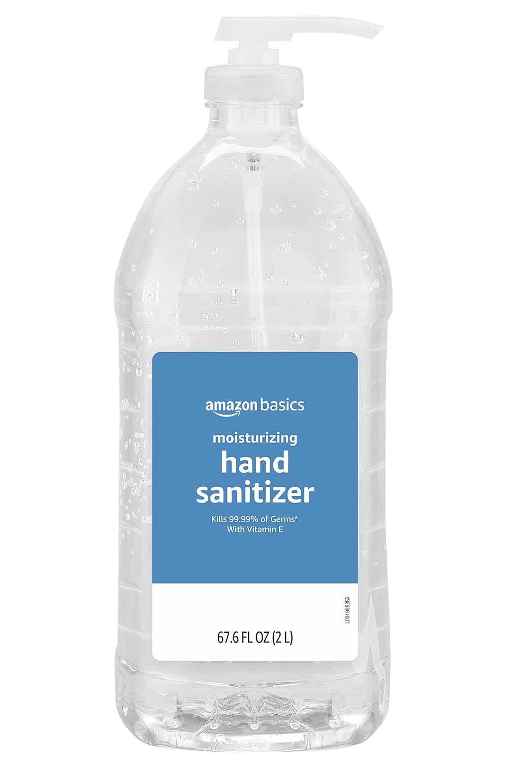 Amazon Basics Hand Sanitizer, Original Scent, Contains 62% Ethyl Alcohol, Moisturizing Formula, 67.60 fl oz, Pack of