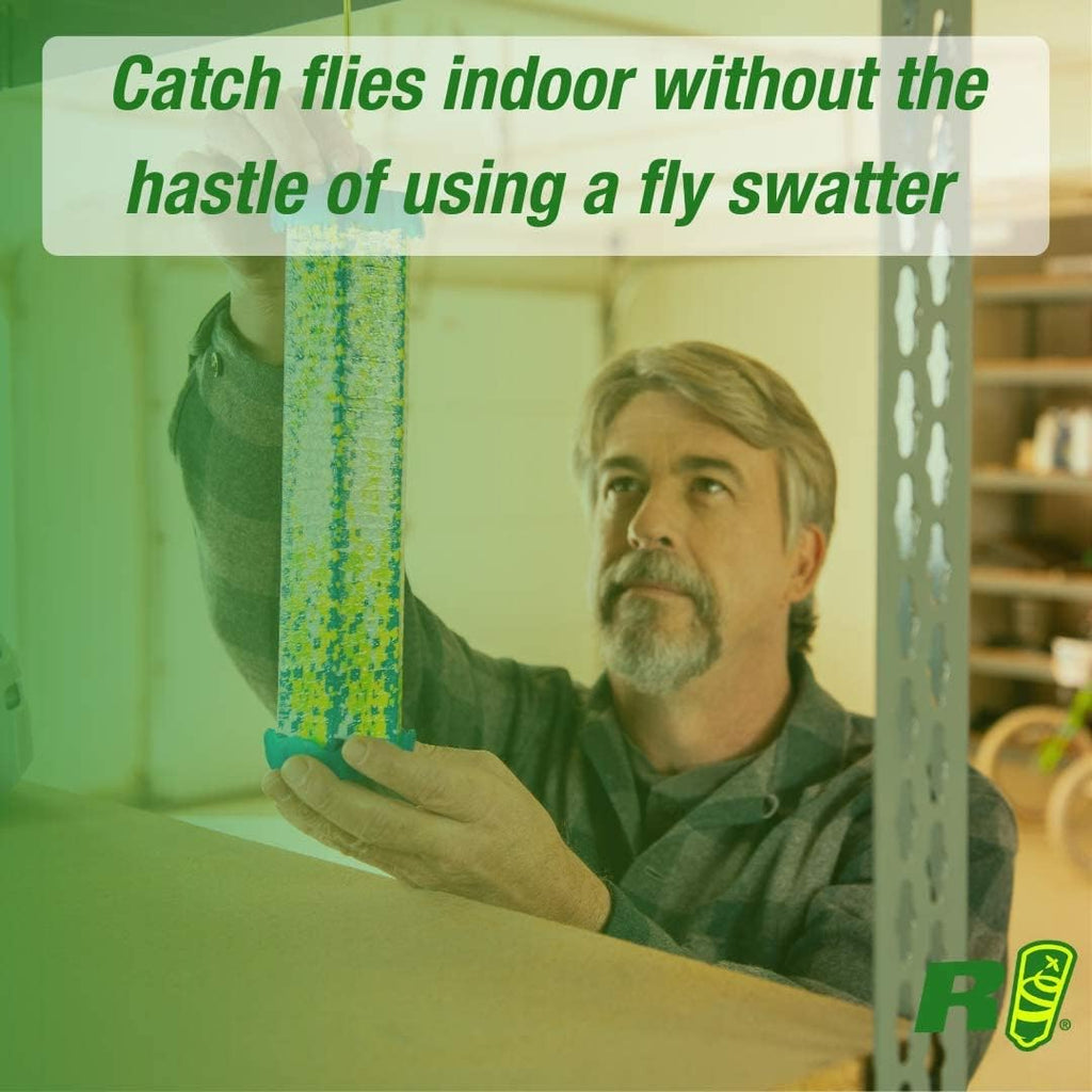 Non-Toxic TrapStik for Flies – Indoor Hanging Fly Trap - 4 Pack