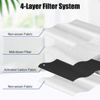 Chuancheng 10 Pack Dust Bags Replacement for Eufy Clean X8 Pro/X10 Pro Omni Robot Vacuum Self-Empty Station Accessories Part