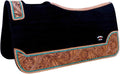 Horse 32"x30" Western Contoured Wool Felt Therapeutic Saddle Pad 39254