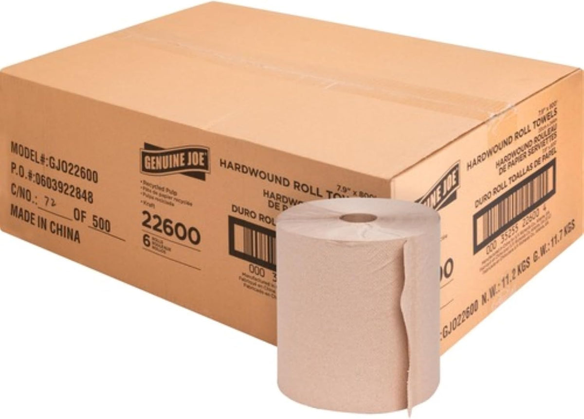 GJO22600 Embossed Hardwound Roll Towels (Pack of 6)