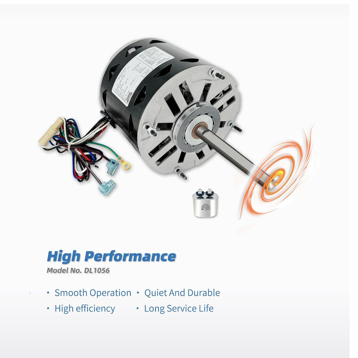 DL1056 Blower Fan Motor Replaces A.O. Smith/Century DL1056, Fasco D701