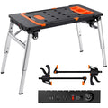 7in1 Multifunctional Portable Workbench with Large Wheels & Clamps