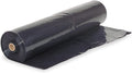 Black Plastic Sheeting - 4 mil - (8' x 100') - Polyethylene Vapor Barrier, Painters Tarp, Heavy Duty Roll