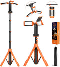 Portable Camping Light with Stand 73inch 20000mAh Rechargeable LED Work Lights 3200 Lumen 4000/6500K Emergency Lights