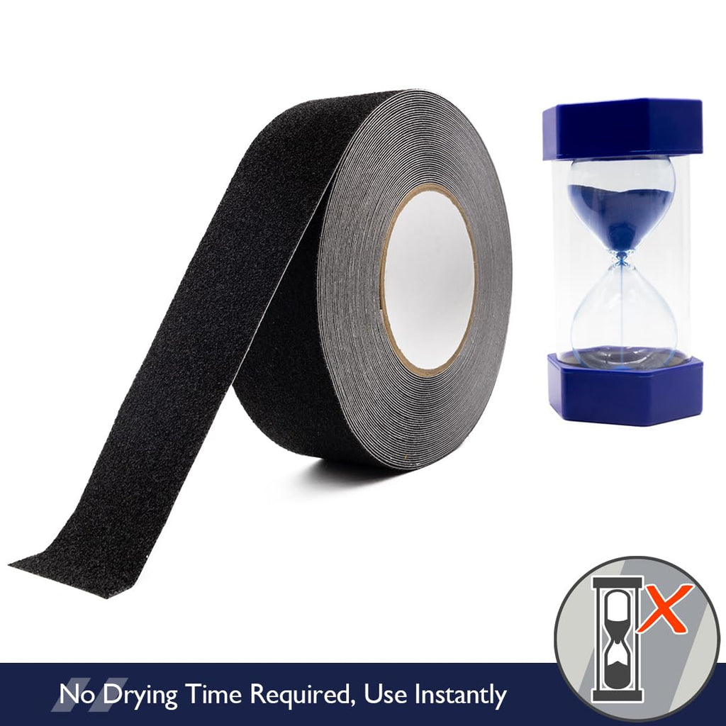 Black Standard Anti Slip Tape Cut Piece 42''x42'' Sheet