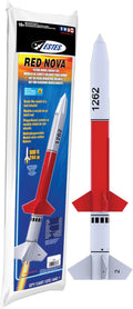 7266 Red Nova Flying-Model-Rocket Kit, Advanced Rocket-Building Kit for Ages 10+